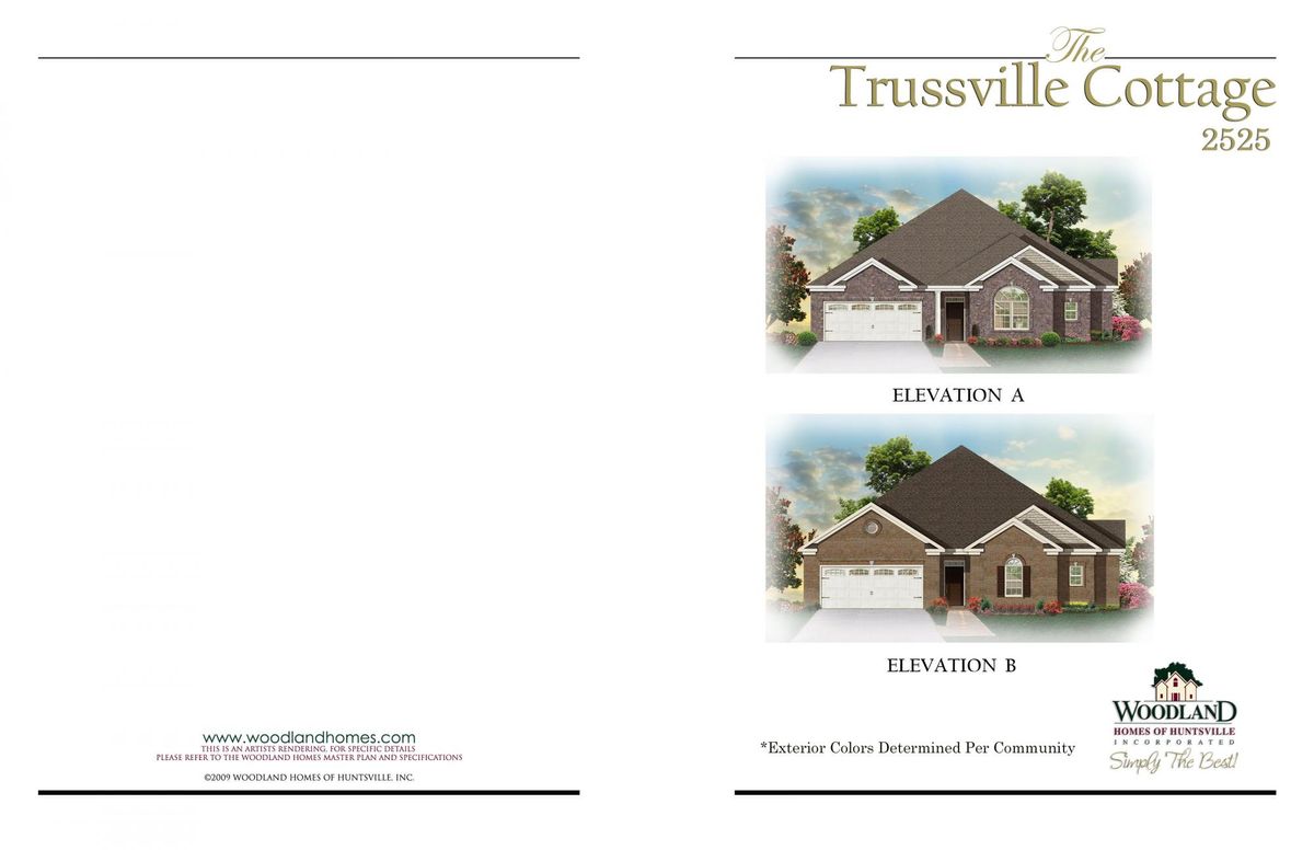 Trussville Cottage- Mini Exterior Pages