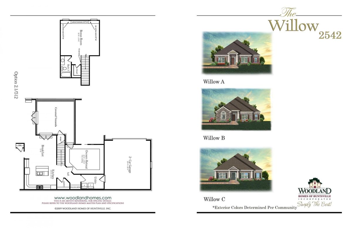 Willow- Mini Exterior Pages
