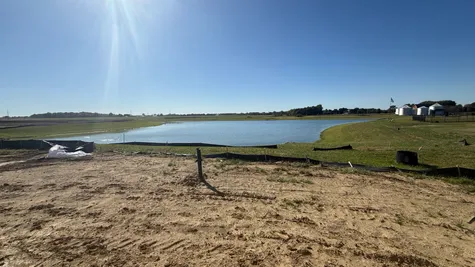 Pond view homesite, the Bradford Floor Plan at Westfall Place