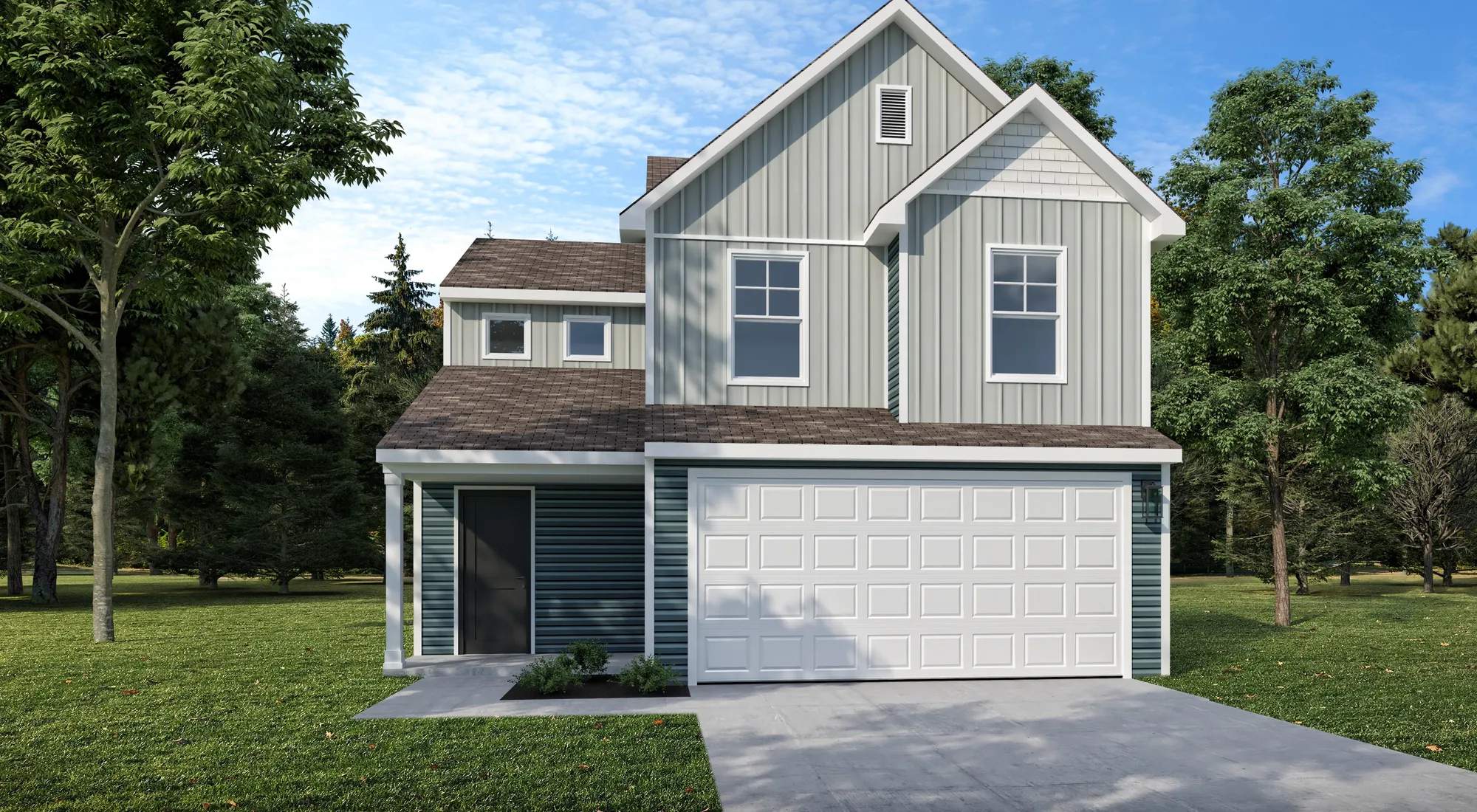 The Rockaway by Arbor Homes, Elevation D