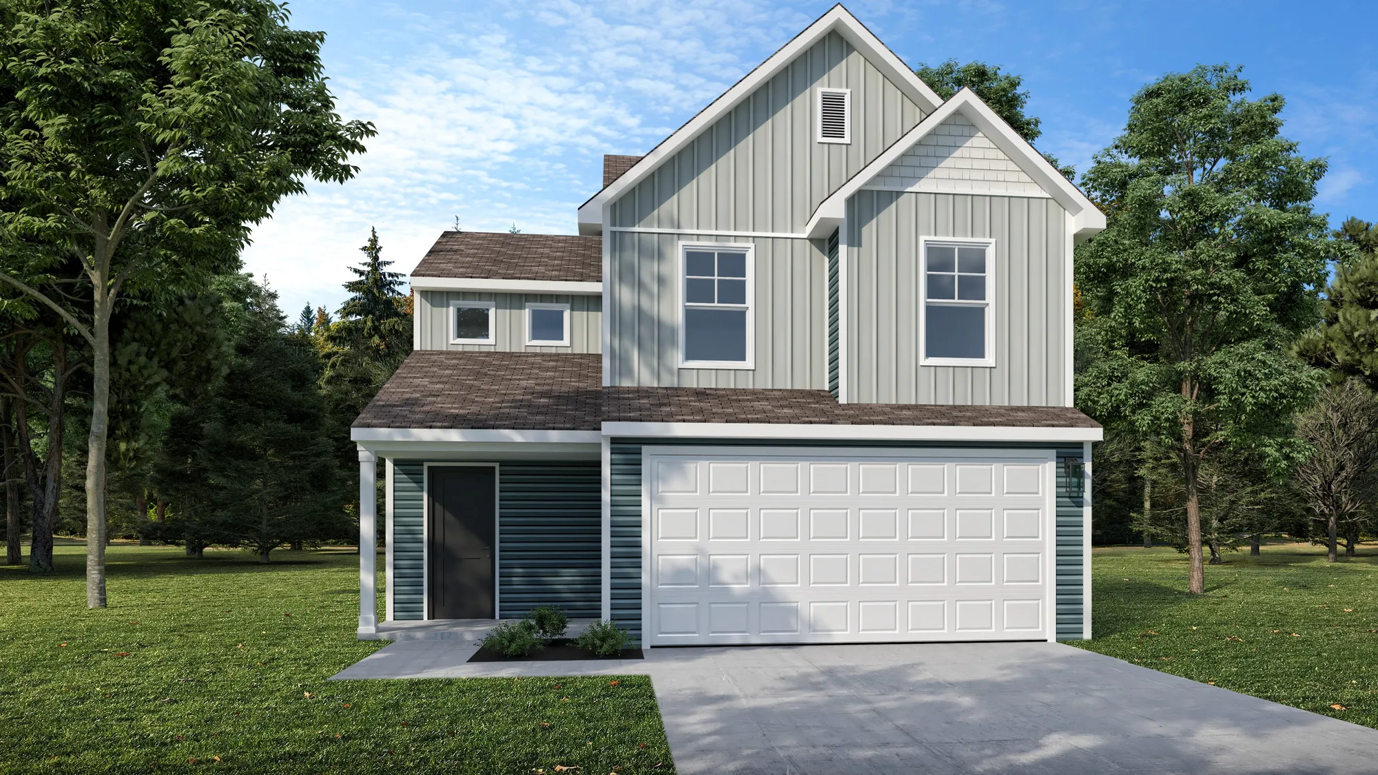 The Rockaway by Arbor Homes, Elevation D