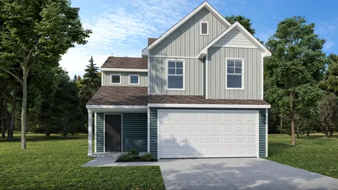 The Rockaway by Arbor Homes, Elevation D