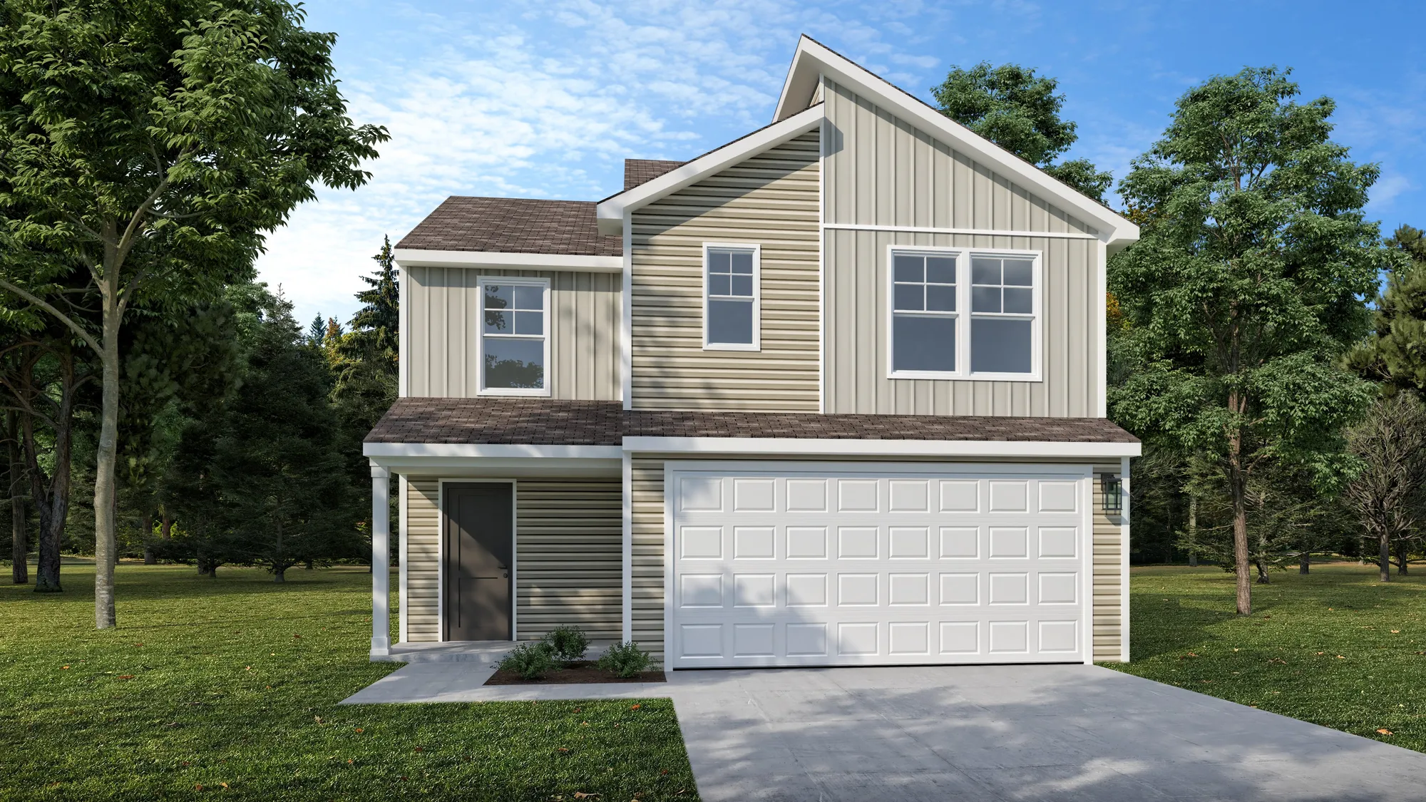 The Victoria by Arbor Homes, Elevation E
