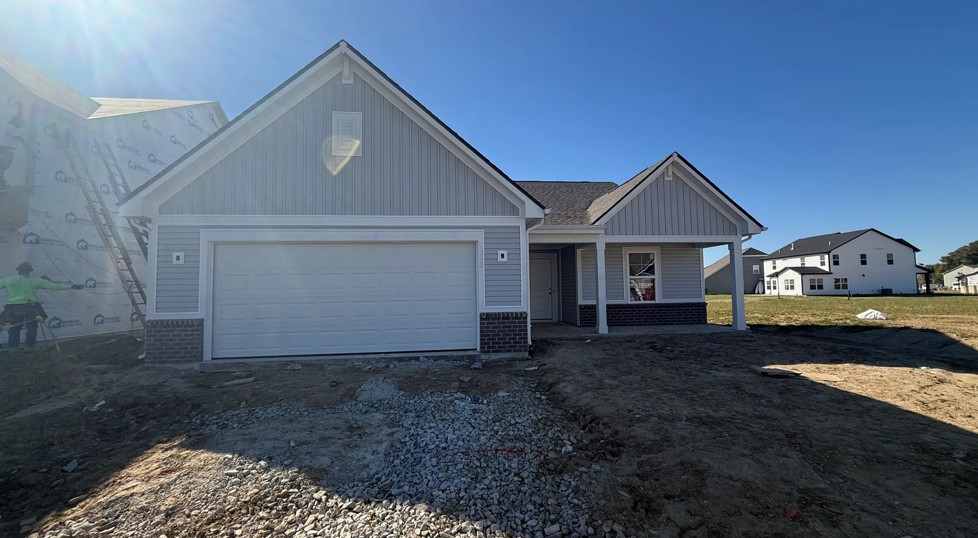 Exterior of the Bradford Floor Plan, Elevation C, Brick A