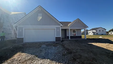 Exterior of the Bradford Floor Plan, Elevation C, Brick A
